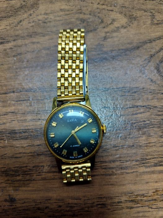 Часы СССР позолота