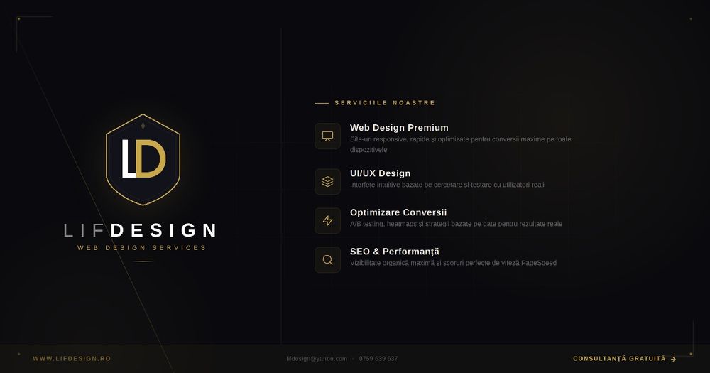 Creare site 900lei