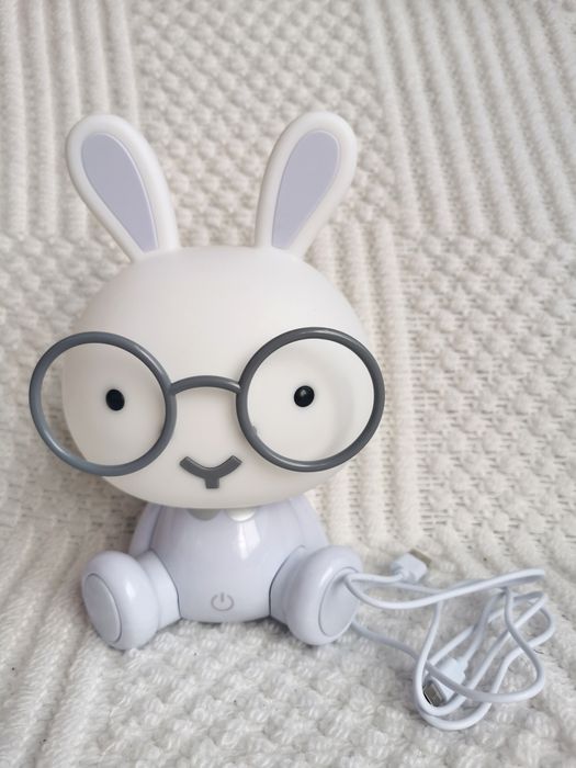 Детска нощна лампа зайче