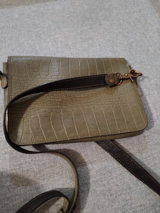 Кожаная сумка, размер 25*17