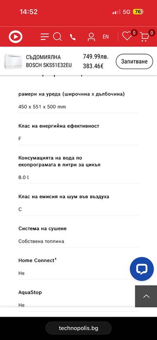 Столче да хранене !