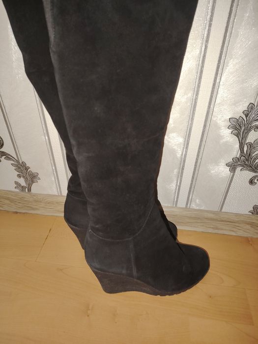 Зимние сапоги 39р нубук