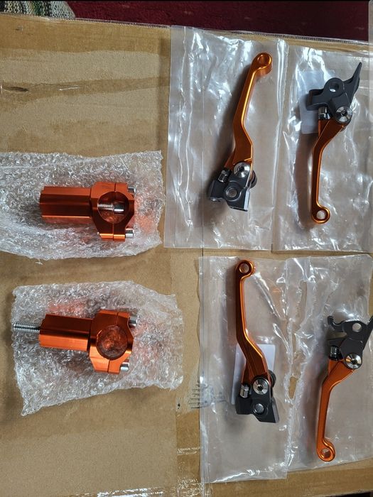 Vârf pedala frana KTM  2008-16/2017-24. Manete rabatabile. Schimbator