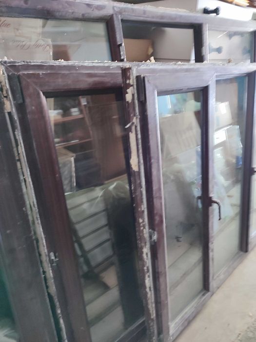 Окна ПВХ пластиковые махагон ТОНИРОВАННЫЕ