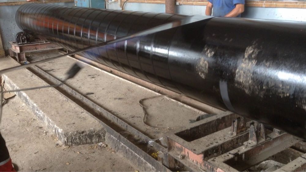 Услуги изоляции Труба Д-530мм.  изоляция ВУС, Ппу, Битум, Лента