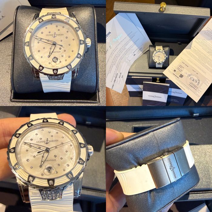 Ulysse Nardine Lady Diver Diamods