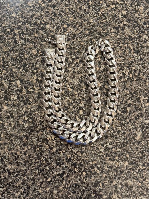 Мъжки сребърен синджир