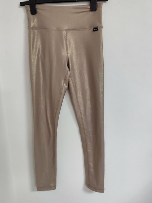 DKNY colanți metalizați