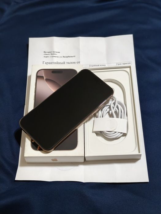 Айфон 16 Про Макс 256 Гб ёмкость 100
