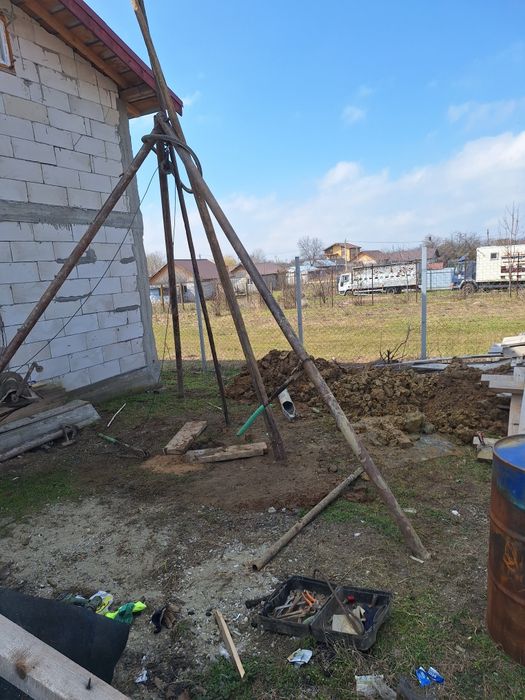Foraje puțuri apa prelungirii denisipări și piloni