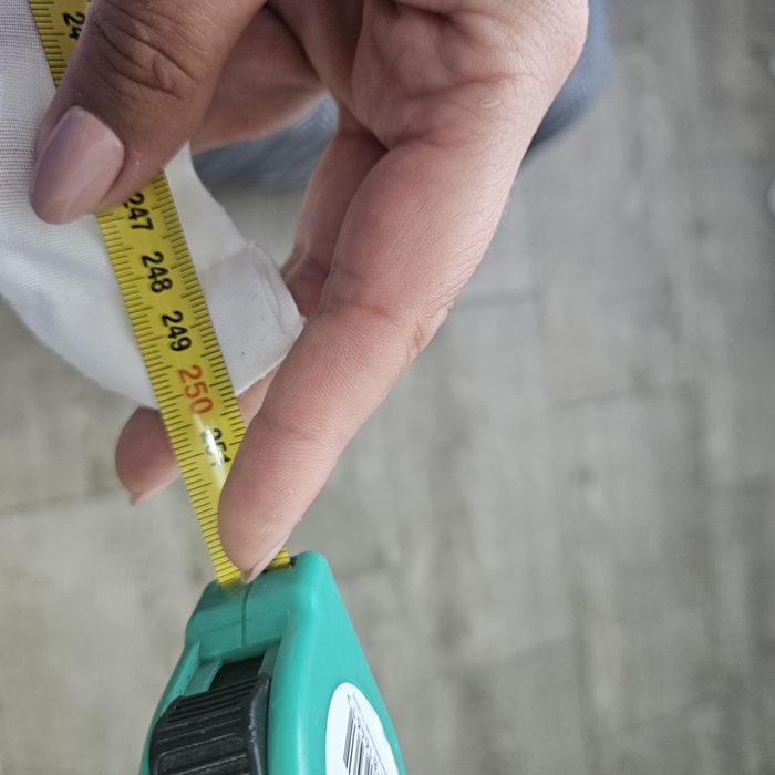 Perdele albe 142x250cm 6buc