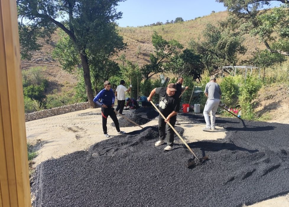 Укладка Асфальта-Брусчатки