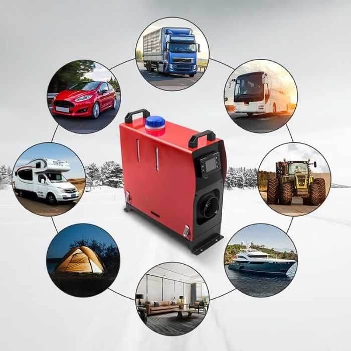 Дизелова печка на 12/24/220V, 8kW, Преносима суха печка