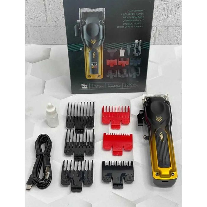 Машинка за Подстригване VGR V-656 – Професионална, С Метален Корпус