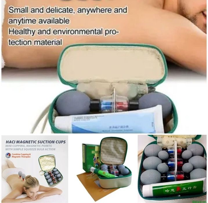 Вакуумный банки HACI акупунктурные магнитный 18Шт
