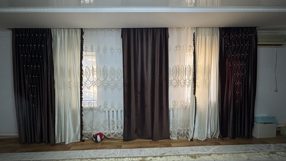 Штор тюльмен бірге сатамын