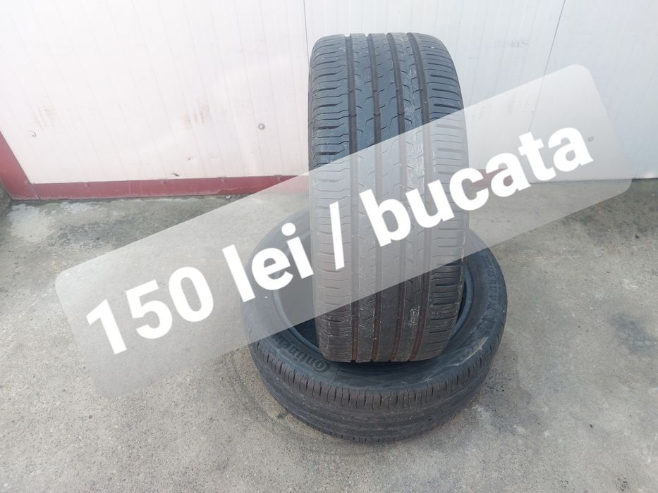 150 lei bucata! Doua anvelope de vara 225 45 r17 Continental dot 2020! 7 mm