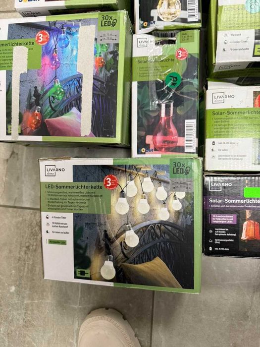 Различни висящи Соларни крушки