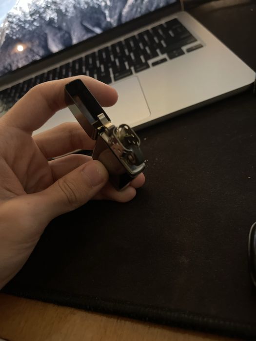 Зажигалка zippo, Black ice slim