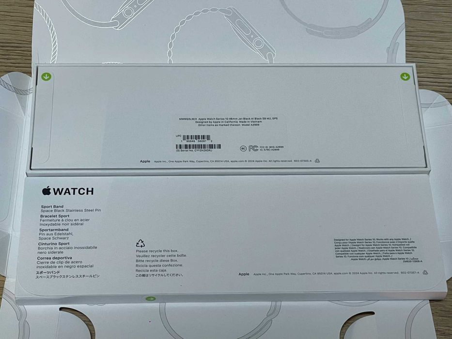 Абсолютно новые Apple Watch Series 10 (46mm) Jet Black | На пломбах