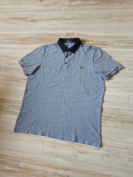 Оригинална мъжка тениска с яка Fred Perry
