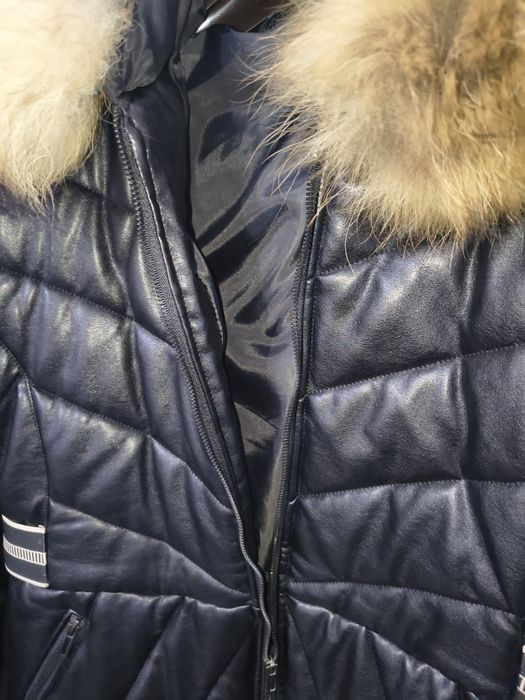 Кожени яке с пух