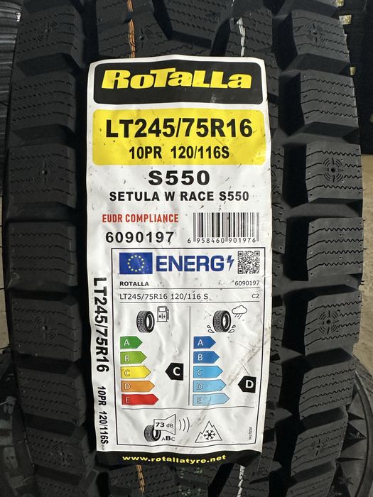 Нови Зимни Гуми ROTALLA SETULA W RACE S550 245/75R16 120/116S 2457516