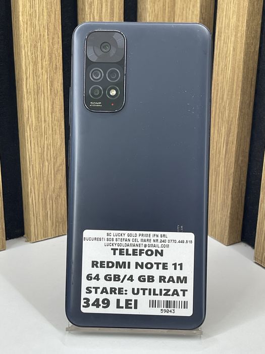 Redmi Note 11 64Gb 4Gb ram Garantie / Factura #59043