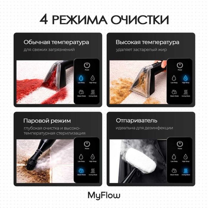 Пароочиститель/моющий пылесос