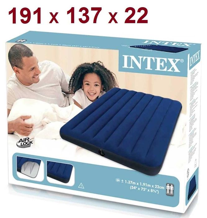 ПРОМО!! Надуваем Матрак/Дюшек INTEX 137х191х22 см , Винил, 39.90лв