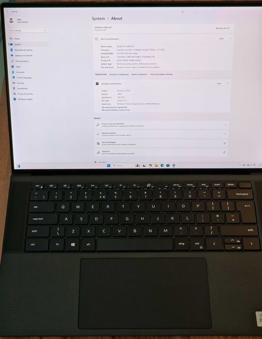 Laptop Dell Precision 5550, intel i7, 32gb ram, 512gb ssd