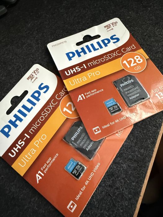 Philips UHS-I microSDXC Card 128Gb Ultra Pro 130mb/s.