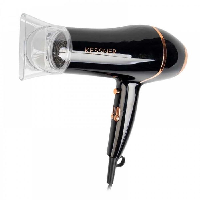Професионален сешоар Kessner 2100W - черен/бял