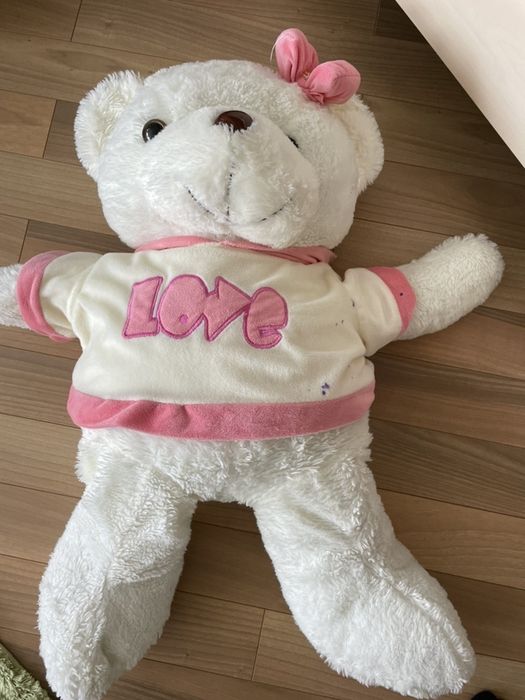 Vand ursulet de plus alb 70-75 cm