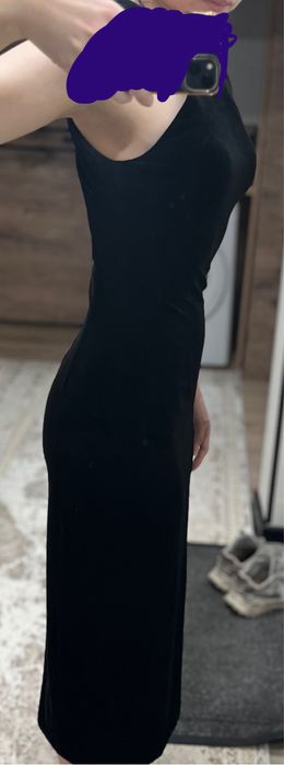 Бархатное платье на вечер