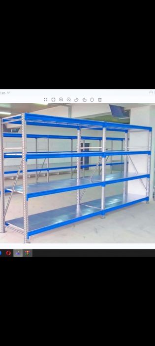 Сборные металлические стеллажи