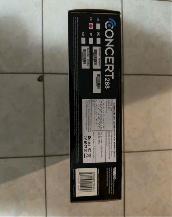 Samson Concert 288 Presentation Wireless Dual Headset Lavaliera UHF Profesional Nou Sigilat 2 bodypack-uri 2 microfoane headset HS5 2 lavaliere LM5