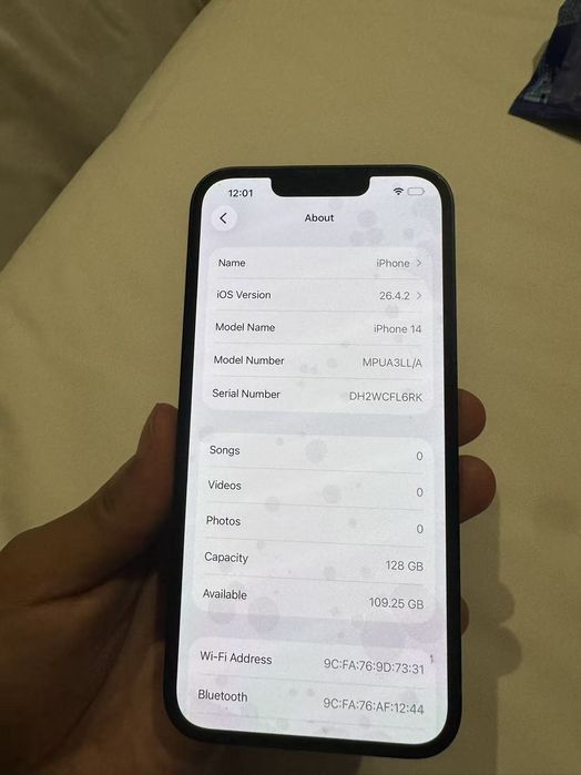 Apple phone14 128gb