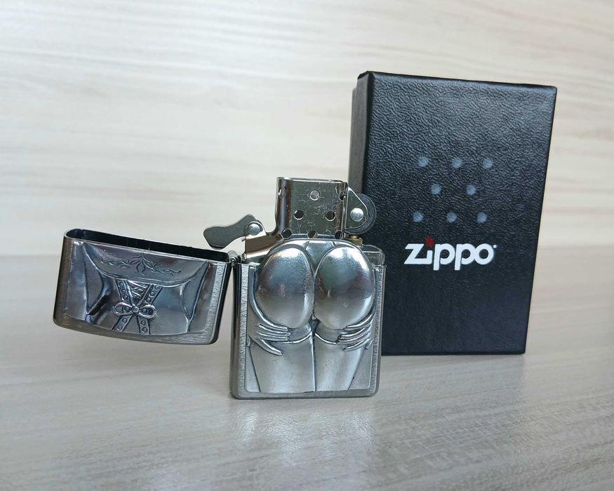 Нова Zippo запалка + подарък гориво