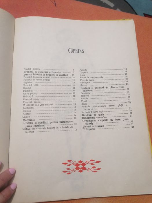 Cusaturi artizanale