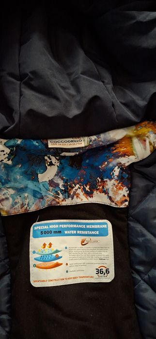 Jacheta si pantaloni schi cu membrana thermo tex coccodrillo