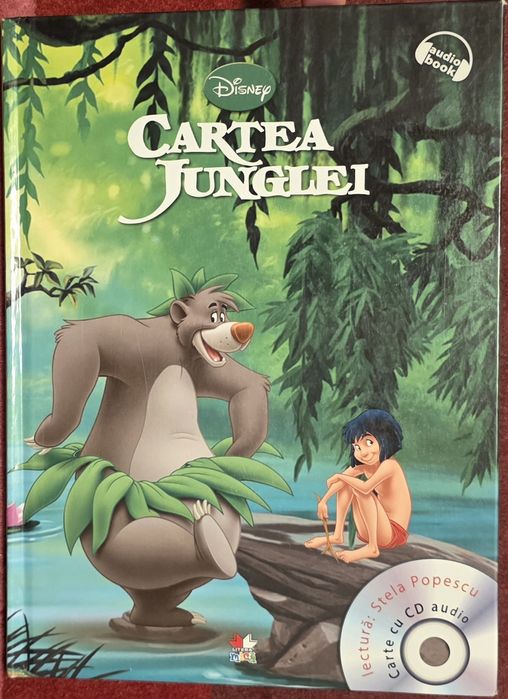 Cartea Junglei Disney CD audio stela popescu