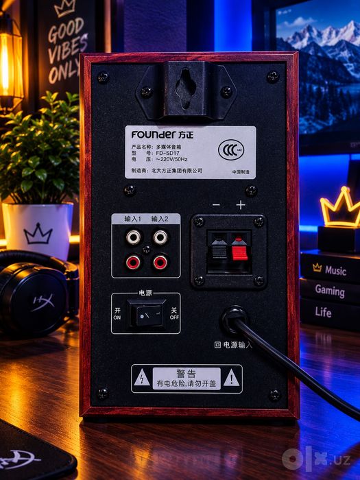 Продам одну активную колонку Founder FD-0017 со встроенным усилителем.