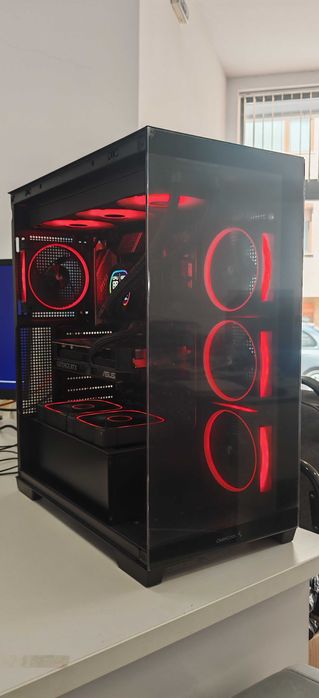 НОВ Геймърски Комп за ТОП Гейминг Intel I7 14700 up 5.4Ghz/64Gb/1Tb nVme + 1TB SSD/Asus RTX 5070 12Gb/WiFi & BT/Гаранция