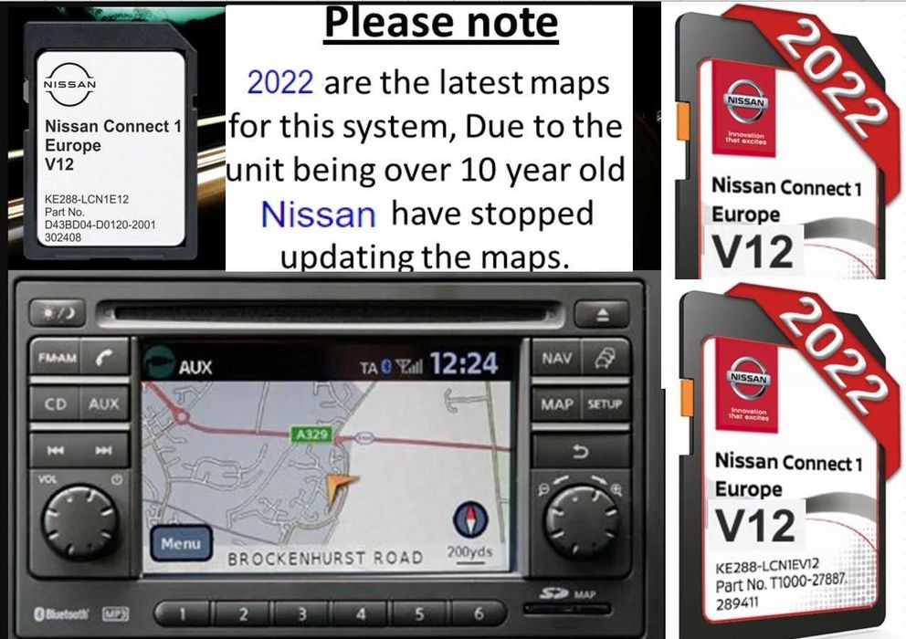 SD card карта Nissan Connect 1 2 3 навигация Нисан Qashqai/XTRAIL