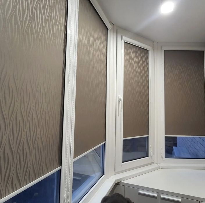 Однотонные Ролл Шторы