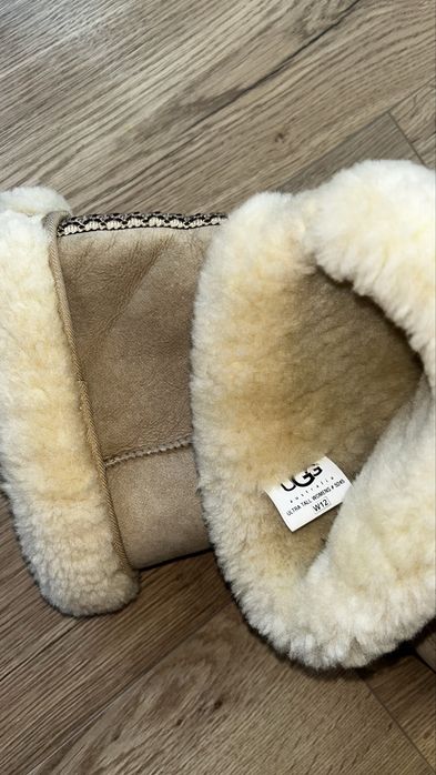 Оригинални, високи боти от велур и естествена кожа UGG, 44-ти номер