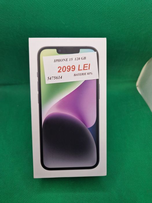 Iphone 15 128GB baterie 83% Lazar Amanet Crangasi 54756