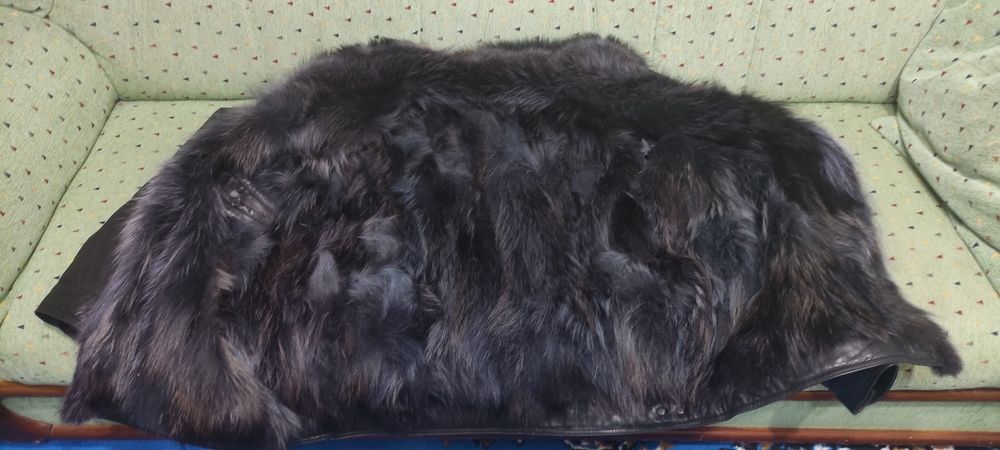 Куртка-дубленка натуральный мех и кожа.