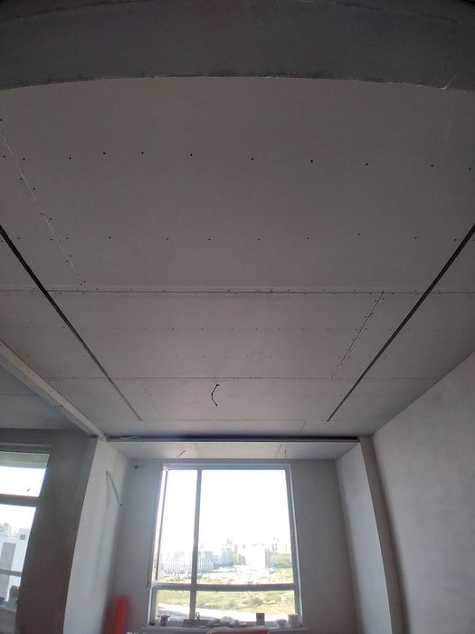 Гипсокартонные работы Гипсокартон жұмыстары